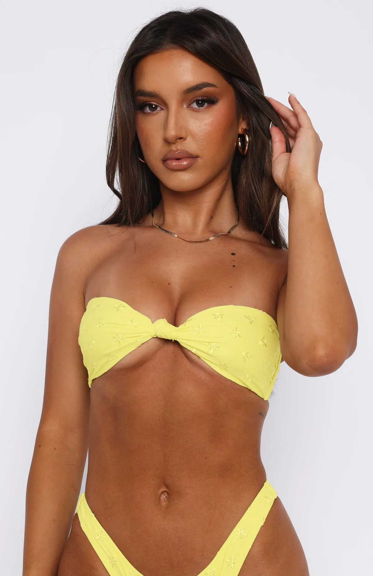 Tallows Bikini Top Lemon sold by White Fox Boutique product image thumbnail 2