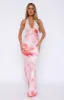 Beyond The Stars Maxi Dress Pink Floral sold by White Fox Boutique