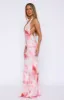 Beyond The Stars Maxi Dress Pink Floral sold by White Fox Boutique