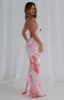 Beyond The Stars Maxi Dress Pink Floral sold by White Fox Boutique