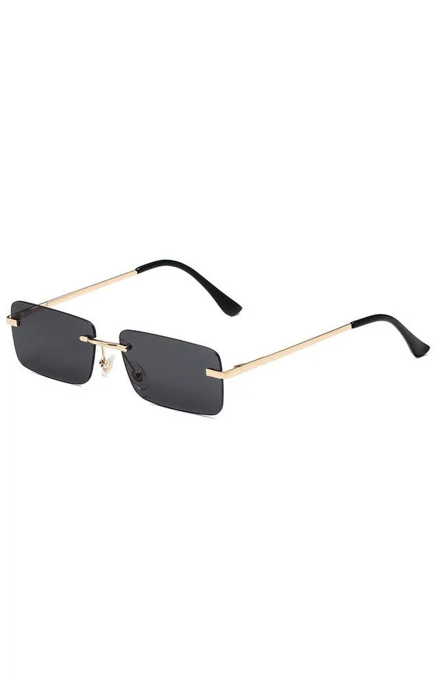 Mia Sunglasses Black/Gold sold by White Fox Boutique product image thumbnail 2