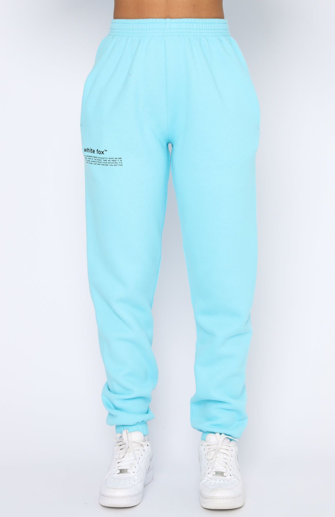 Do The Most Sweatpants Arctic Blue sold by White Fox Boutique product image thumbnail 2