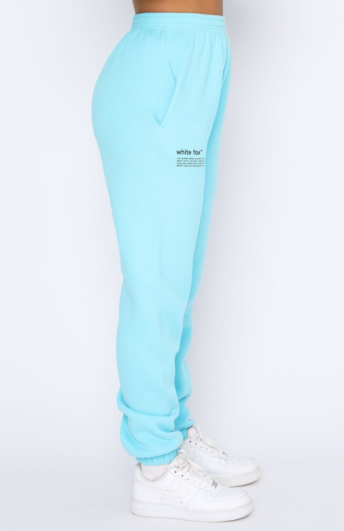 Do The Most Sweatpants Arctic Blue sold by White Fox Boutique product image thumbnail 3