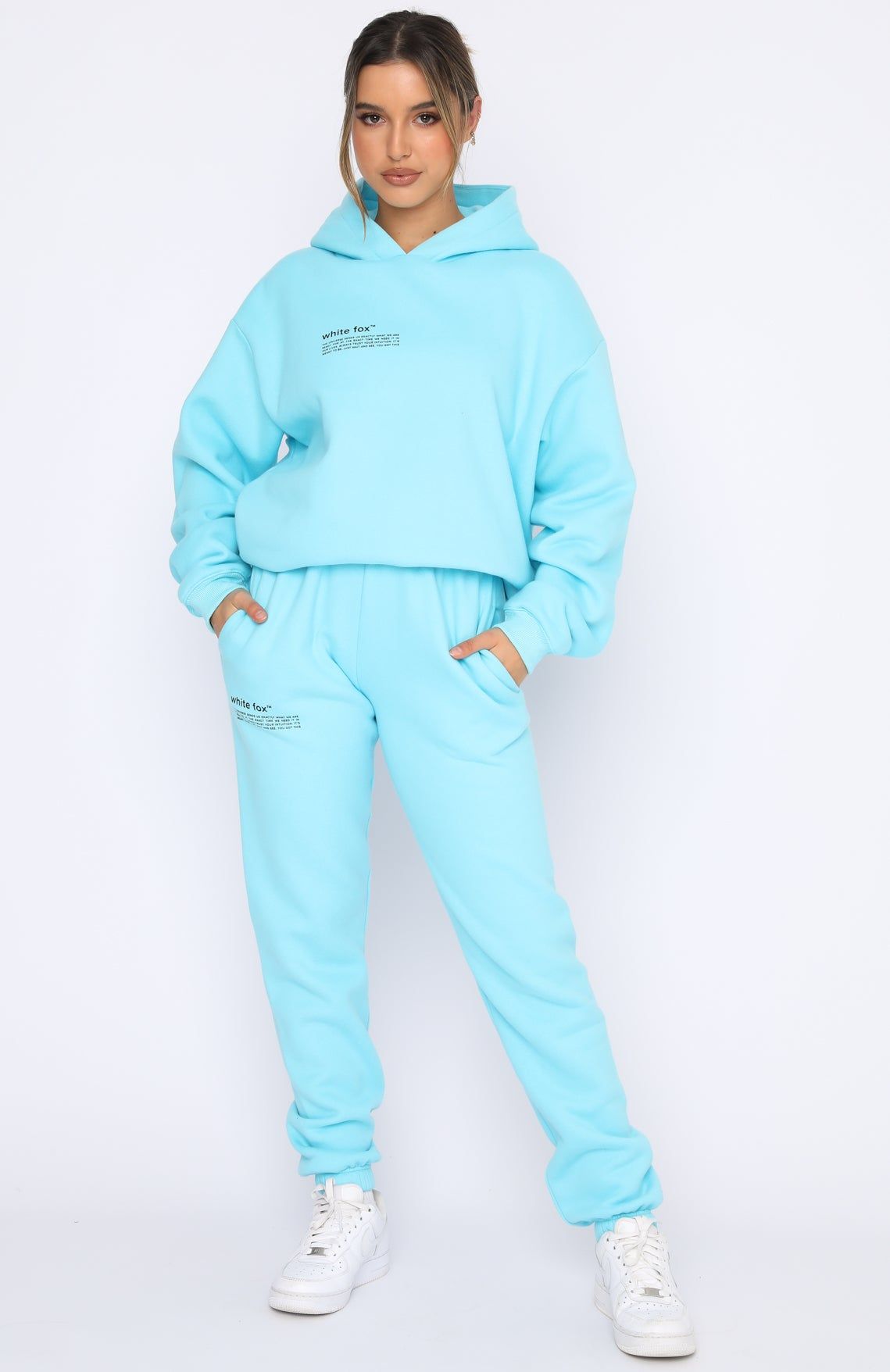Do The Most Sweatpants Arctic Blue sold by White Fox Boutique product image thumbnail 5