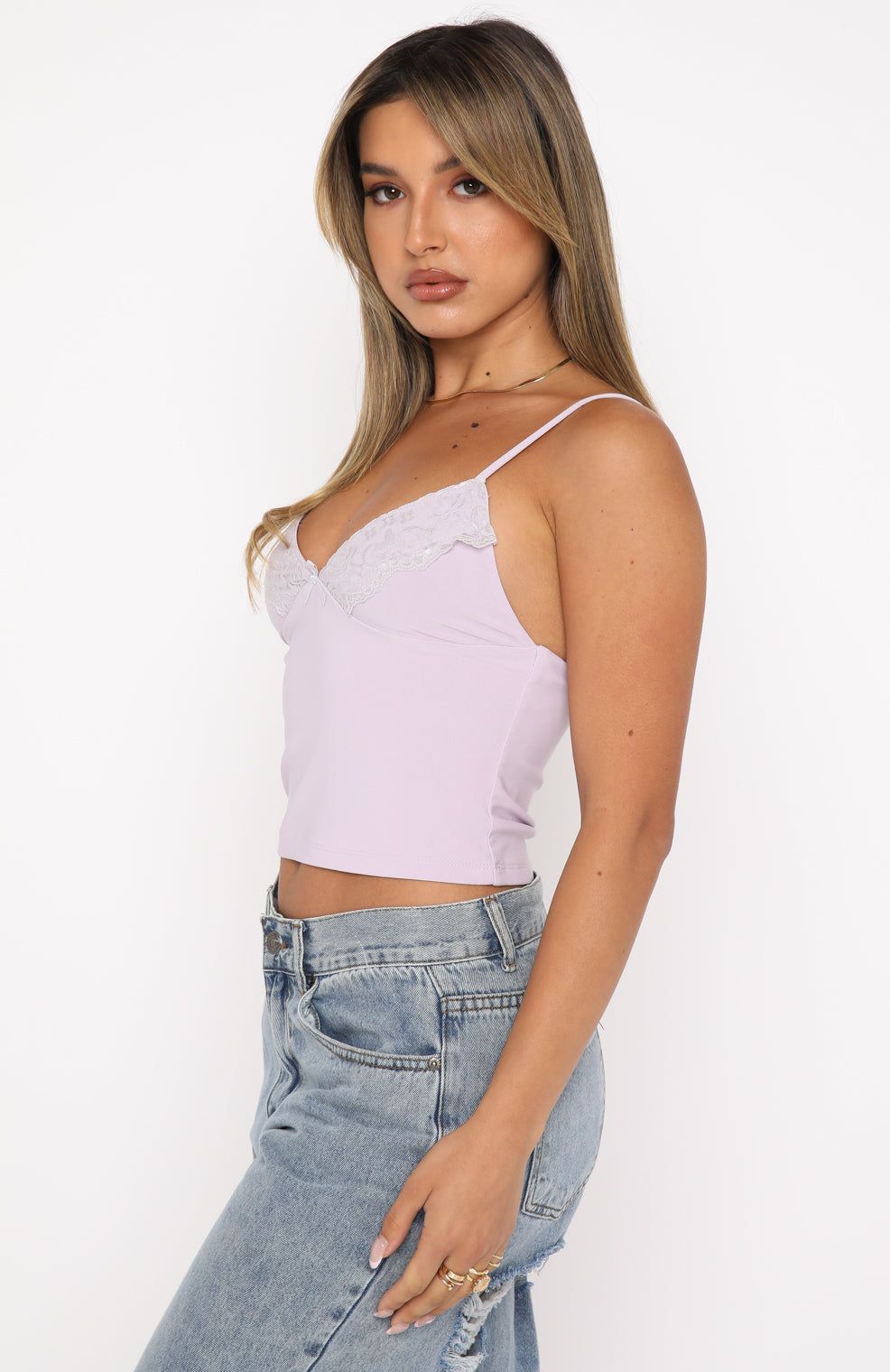 Infatuation Cami Lilac sold by White Fox Boutique product image thumbnail 3