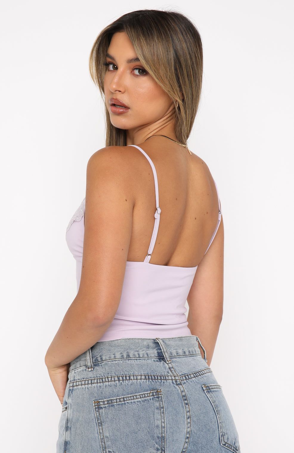 Infatuation Cami Lilac sold by White Fox Boutique product image thumbnail 4