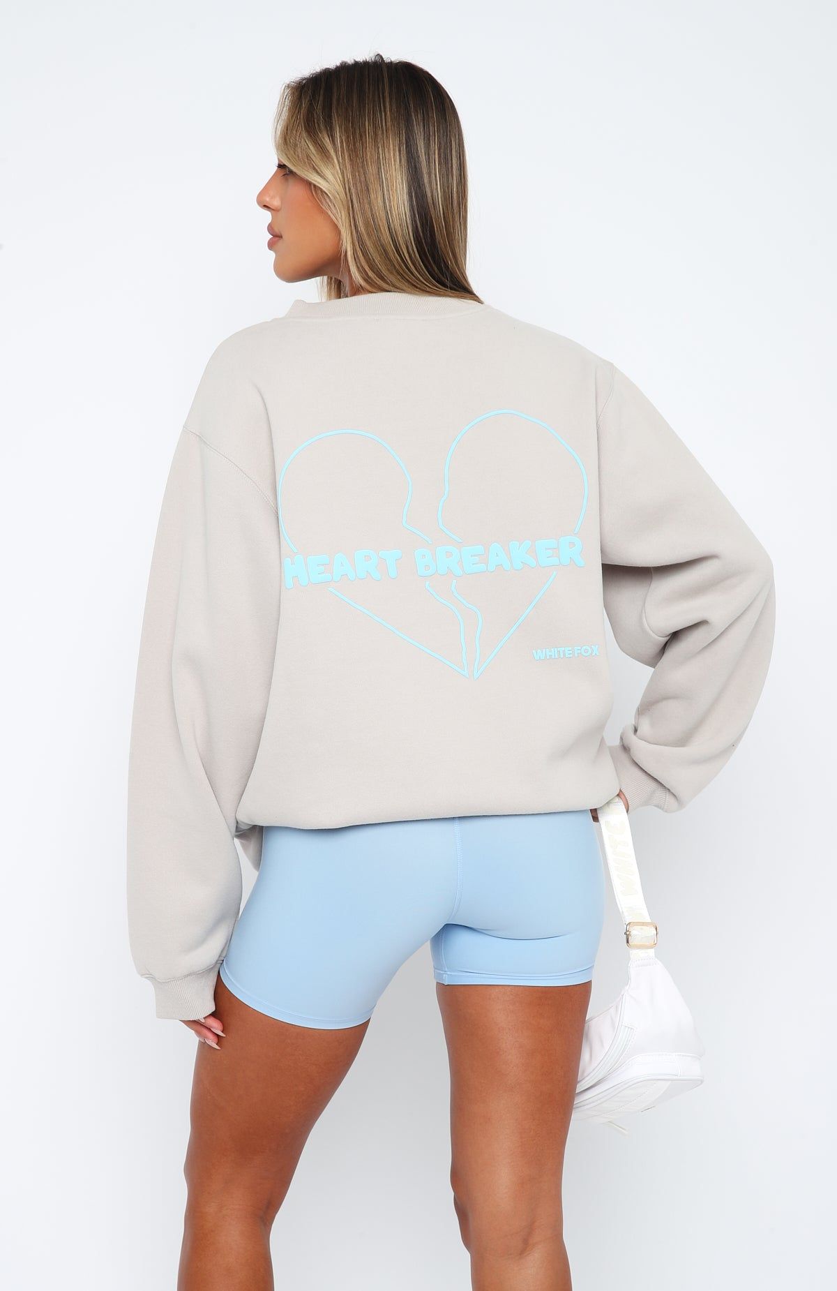 Heartbreak Oversized Sweater Lunar sold by White Fox Boutique product image thumbnail 4