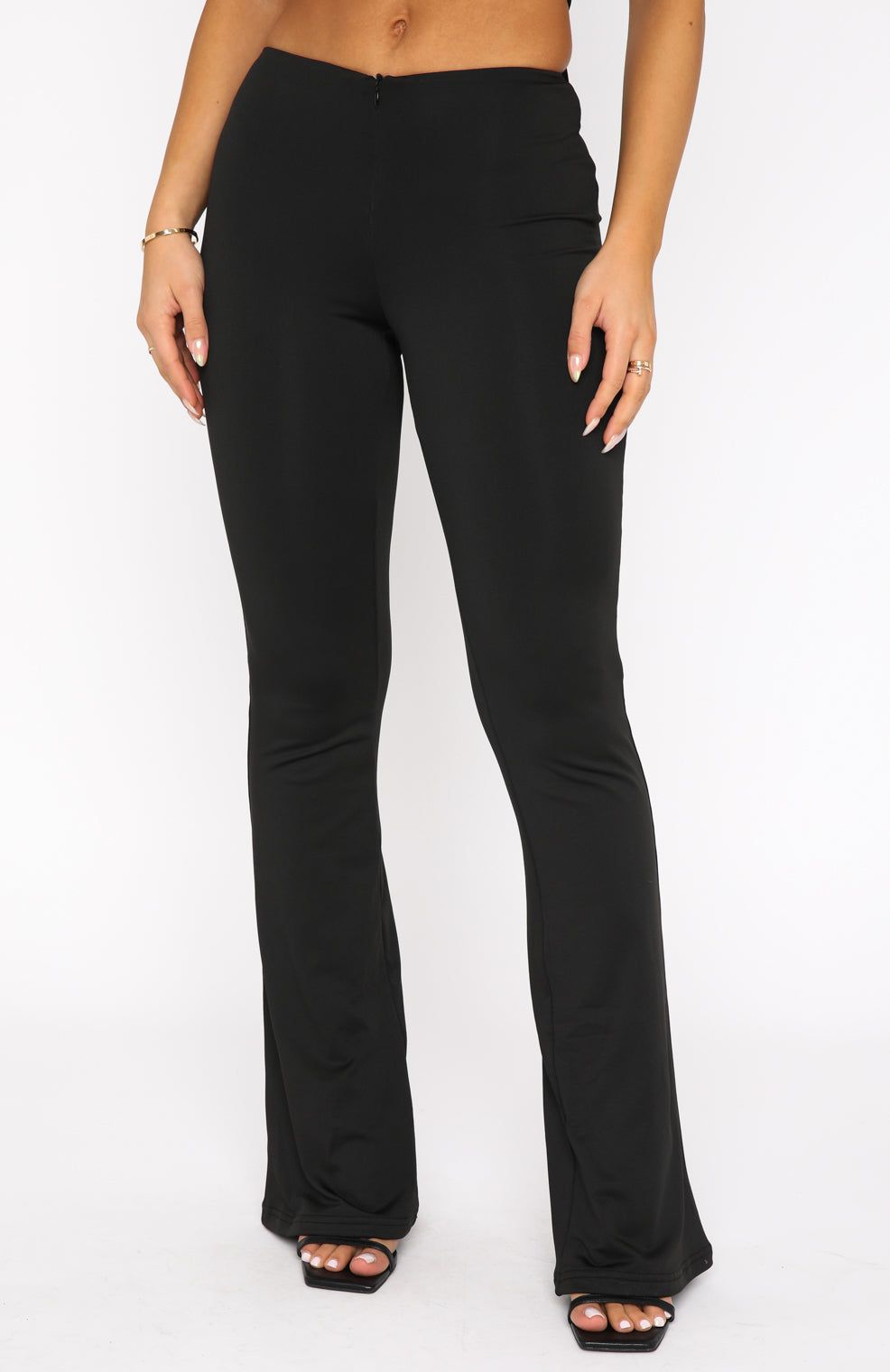 Wrapped In Love Pants Black sold by White Fox Boutique product image thumbnail 2