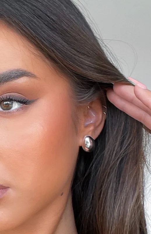 Archie Earrings Silver sold by White Fox Boutique