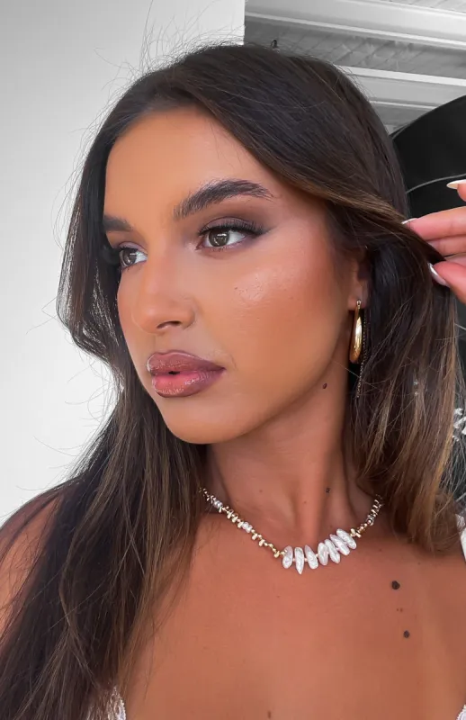 Arna Necklace Gold sold by White Fox Boutique