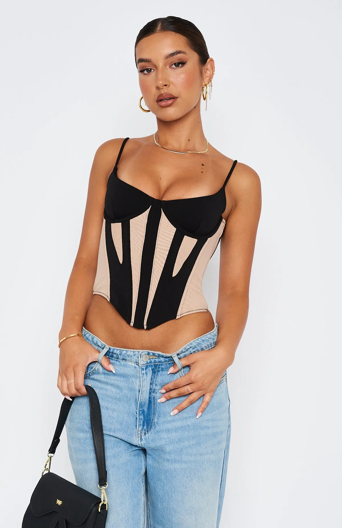 My Dear Love Bustier Black sold by White Fox Boutique product image thumbnail 2