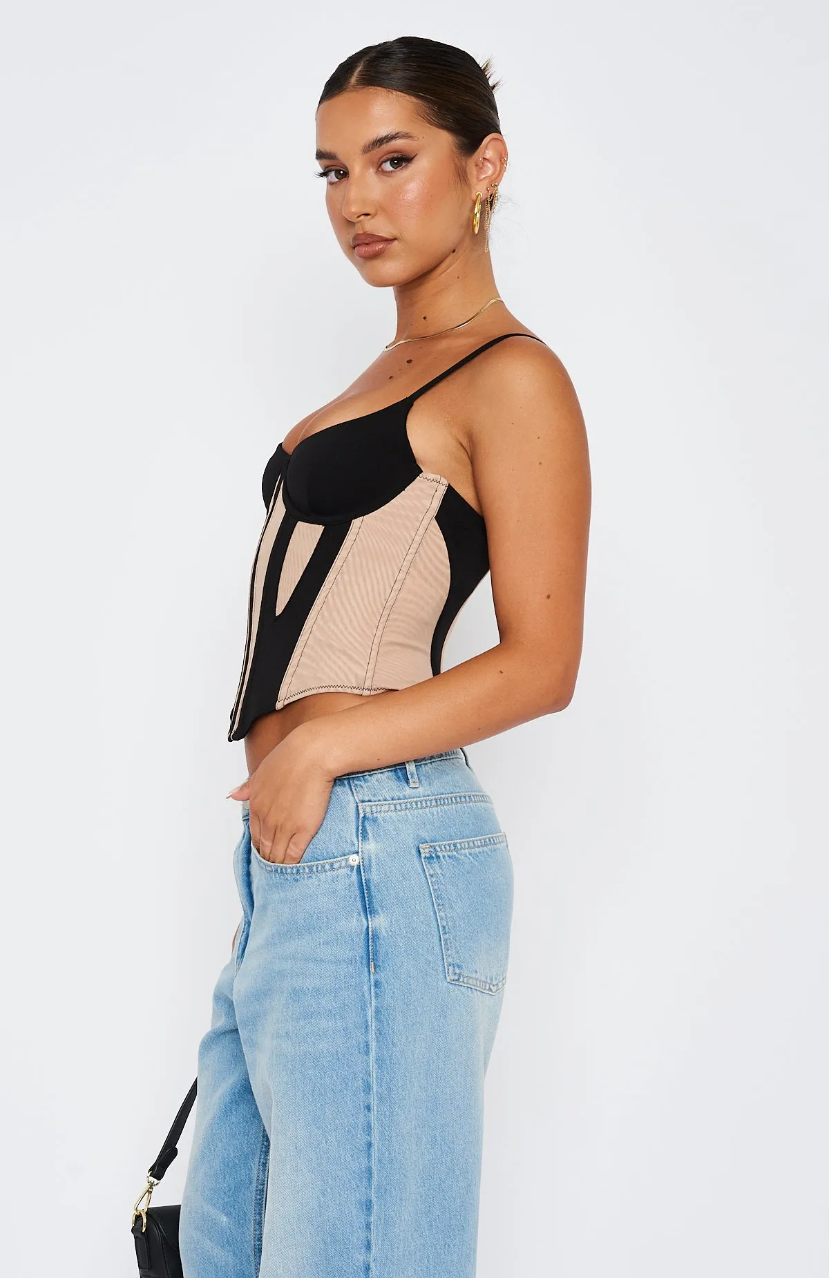 My Dear Love Bustier Black sold by White Fox Boutique product image thumbnail 3