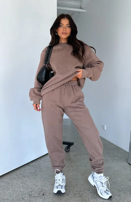 Put It On Repeat Sweatpants Mocha sold by White Fox Boutique