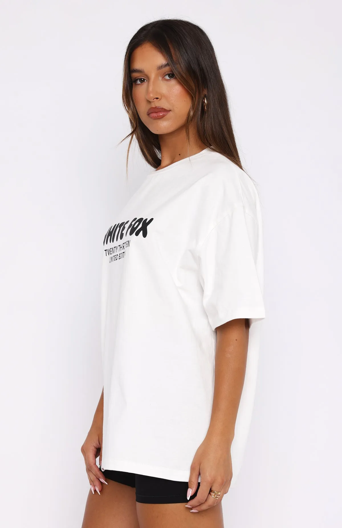 Looking For More Oversized Tee White sold by White Fox Boutique product image thumbnail 3
