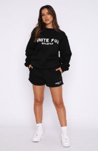 The Next Level Lounge Shorts Black sold by White Fox Boutique