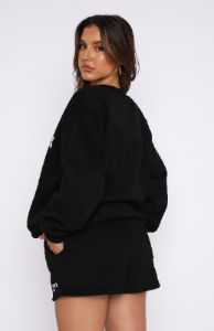 The Next Level Lounge Shorts Black sold by White Fox Boutique