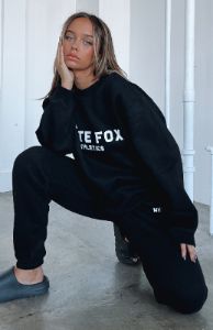 The Next Level Lounge Shorts Black sold by White Fox Boutique