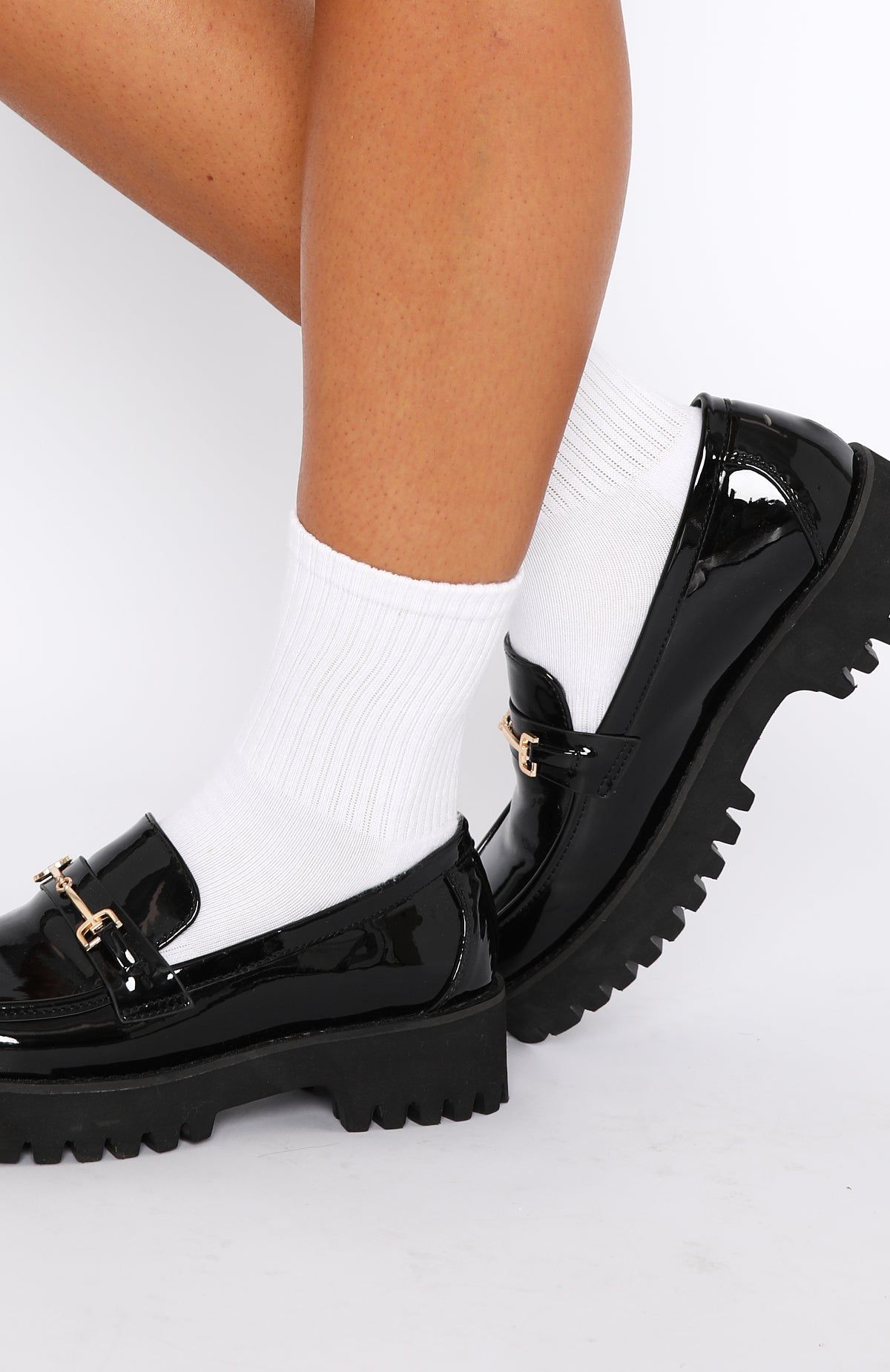 Keep It Quiet Socks White sold by White Fox Boutique product image thumbnail 4