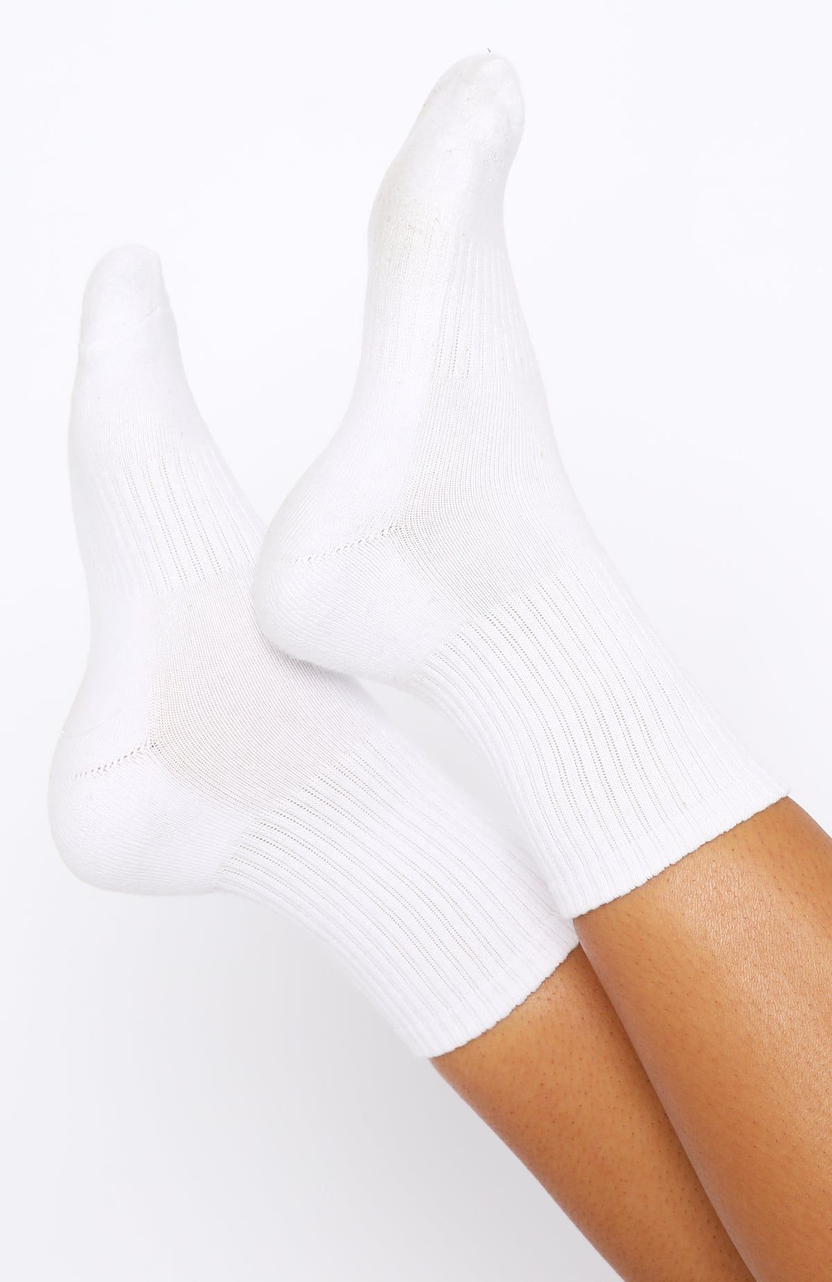 Keep It Quiet Socks White sold by White Fox Boutique product image thumbnail 2
