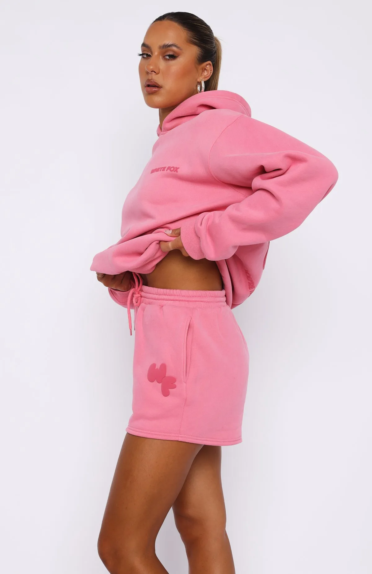 I'm Glad Lounge Shorts Pink sold by White Fox Boutique product image thumbnail 3