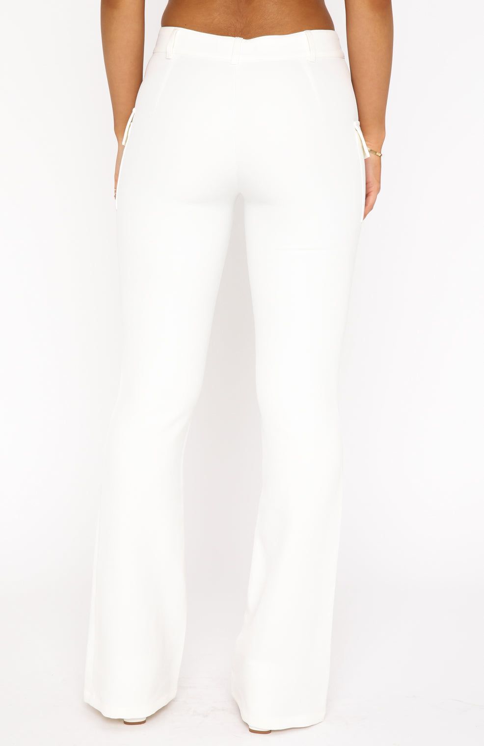 Call You Out Pants White sold by White Fox Boutique product image thumbnail 4