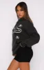 Bring You Around Oversized Hoodie Charcoal sold by White Fox Boutique