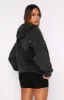 Bring You Around Oversized Hoodie Charcoal sold by White Fox Boutique