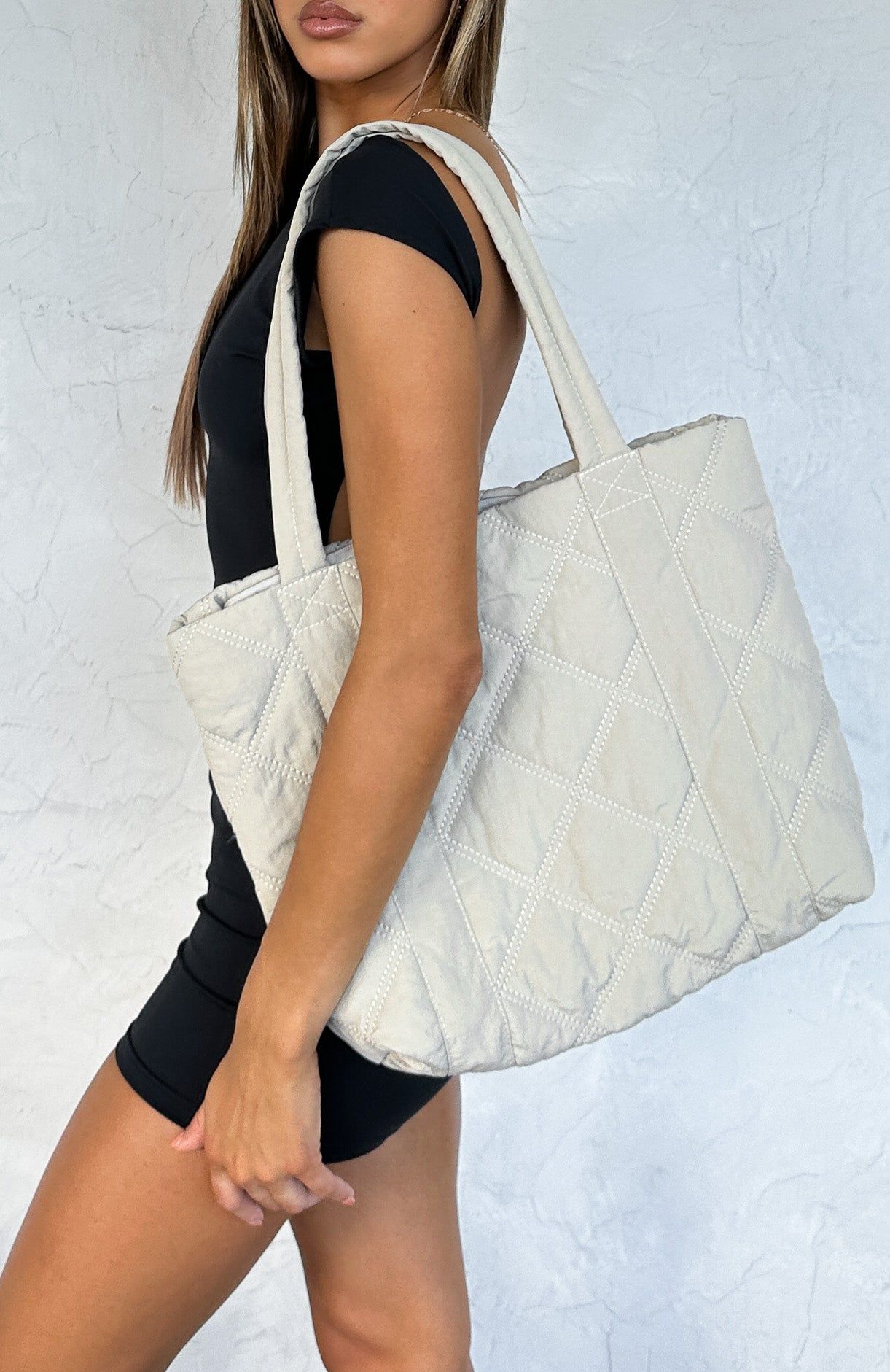 Chasing Sunsets Tote Bag Cream sold by White Fox Boutique product image thumbnail 4