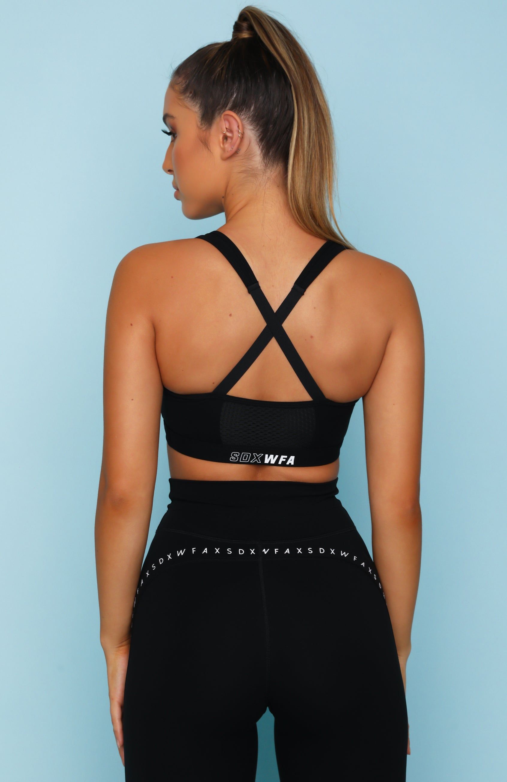 Dominate Sports Bra Black sold by White Fox Boutique product image thumbnail 2