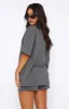 Offstage Oversized Tee Volcanic sold by White Fox Boutique