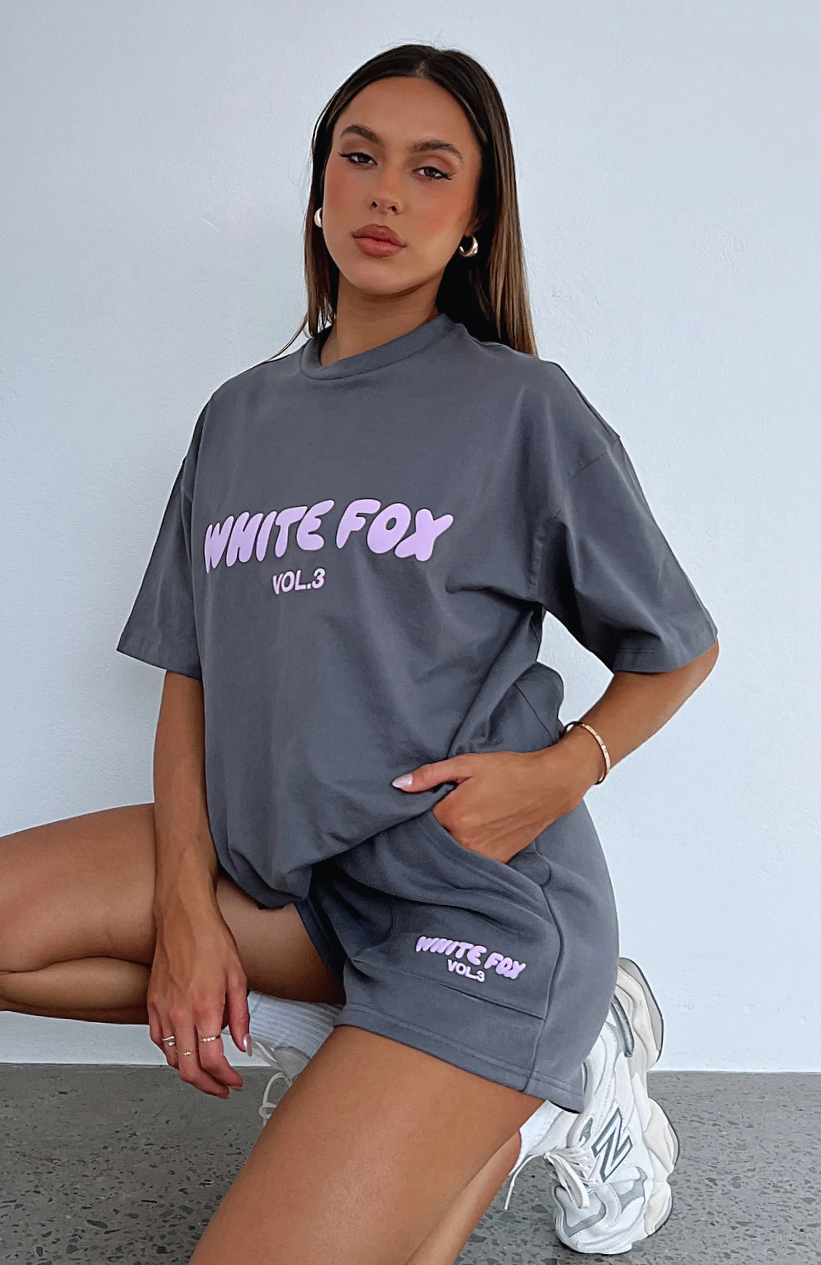 Offstage Oversized Tee Volcanic sold by White Fox Boutique