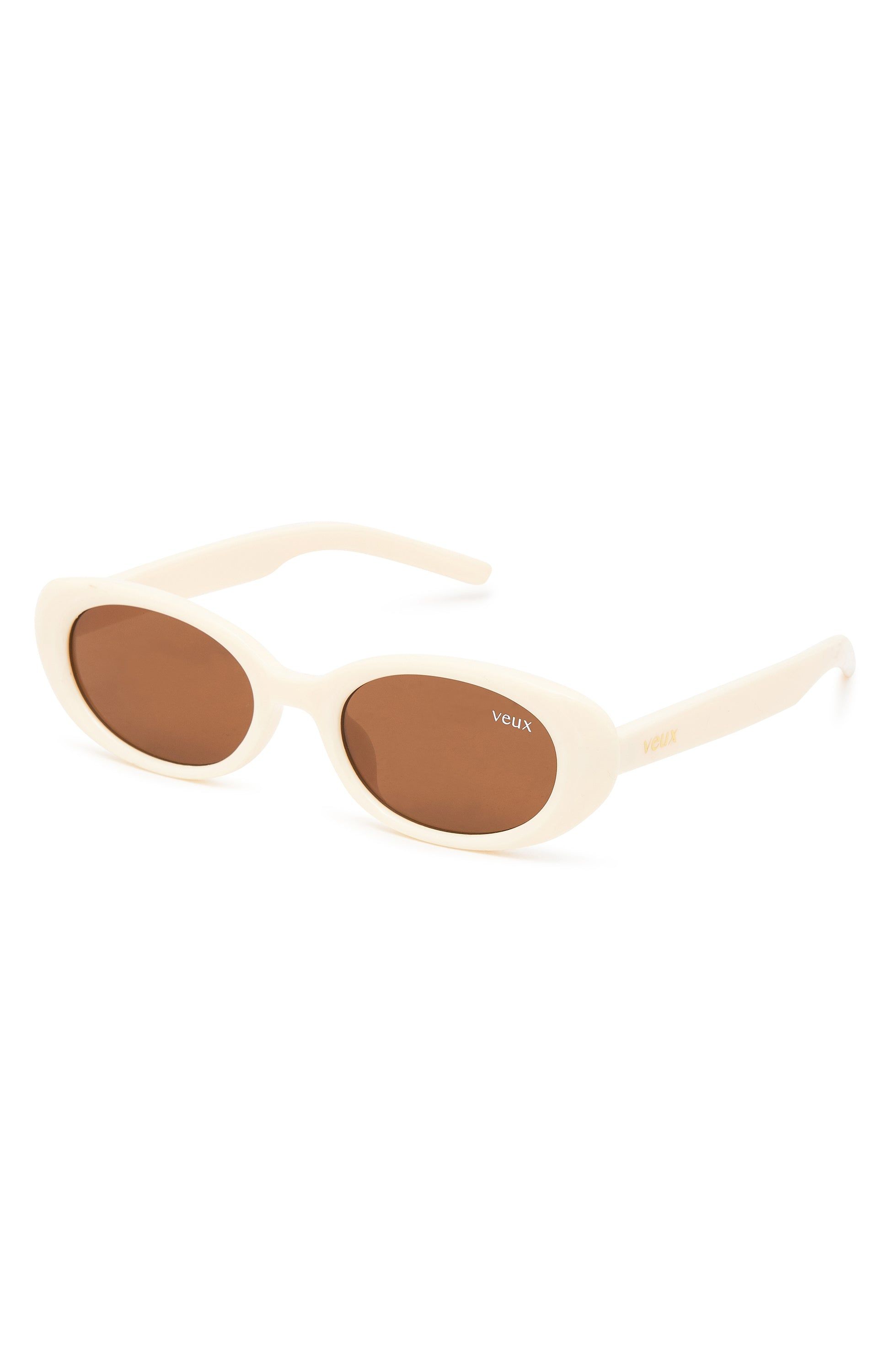 Amalie Sunglasses Cream sold by White Fox Boutique product image thumbnail 3