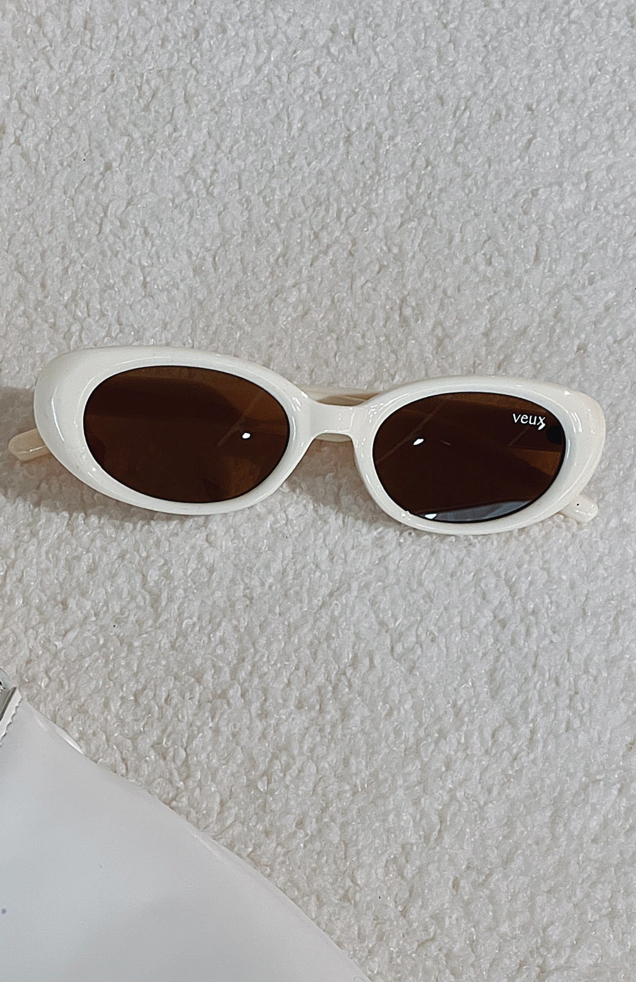 Amalie Sunglasses Cream sold by White Fox Boutique product image thumbnail 4