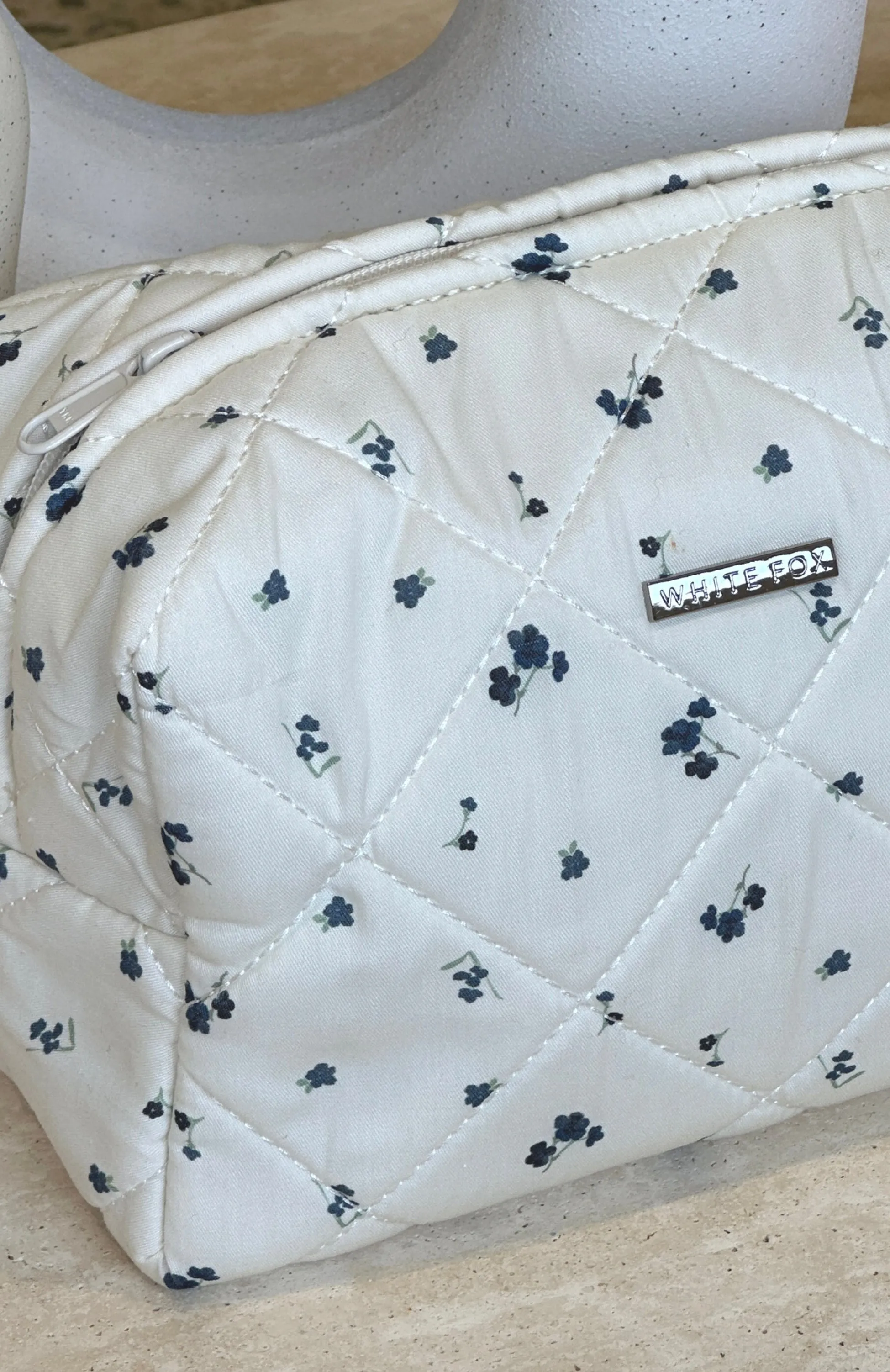 Getting Ready Cosmetic Bag Ditsy Blues sold by White Fox Boutique product image thumbnail 3