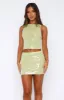 Like You Mean It Sequin Top Citrus sold by White Fox Boutique