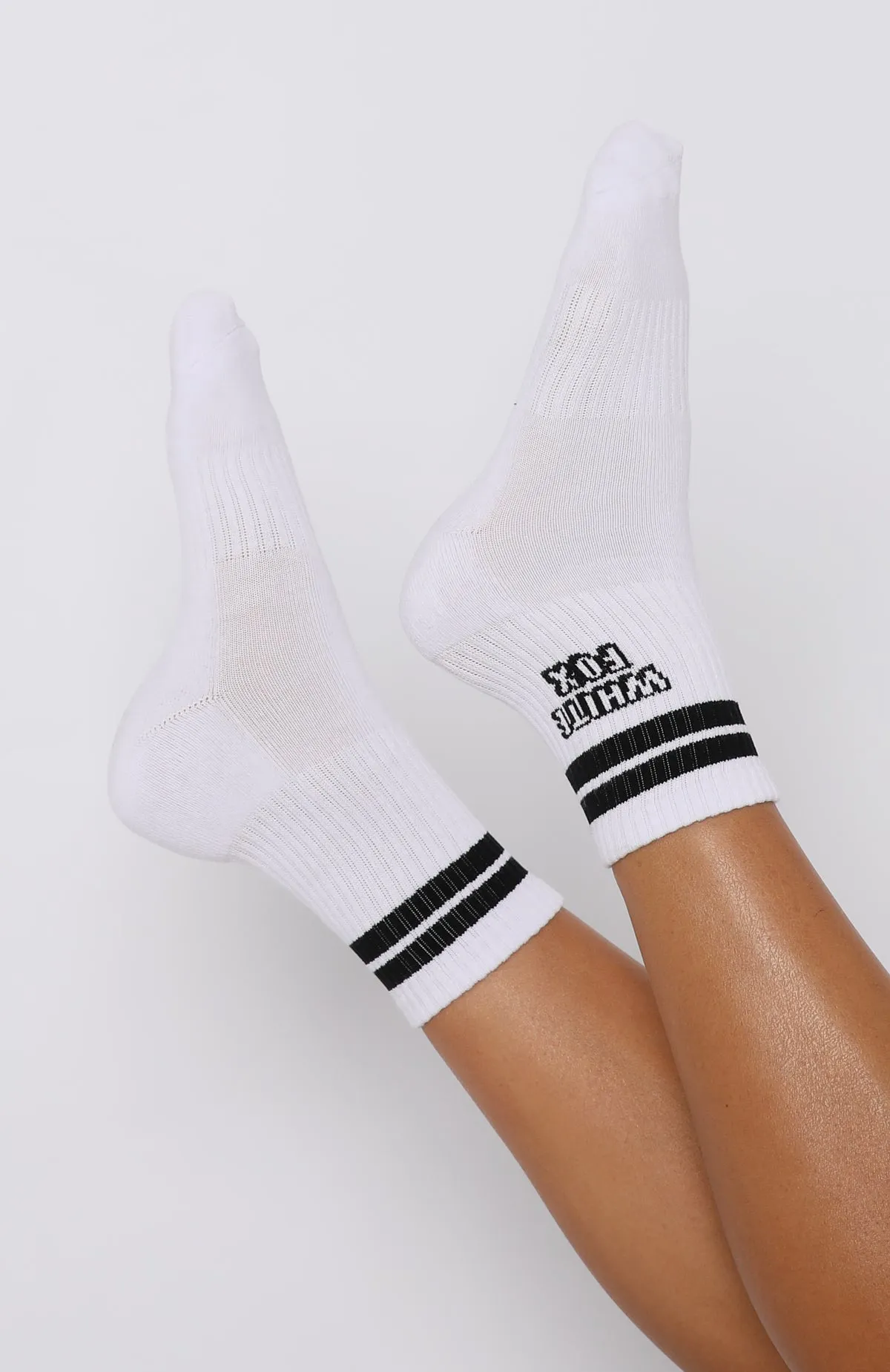 New Trend Socks White/Black sold by White Fox Boutique product image thumbnail 2