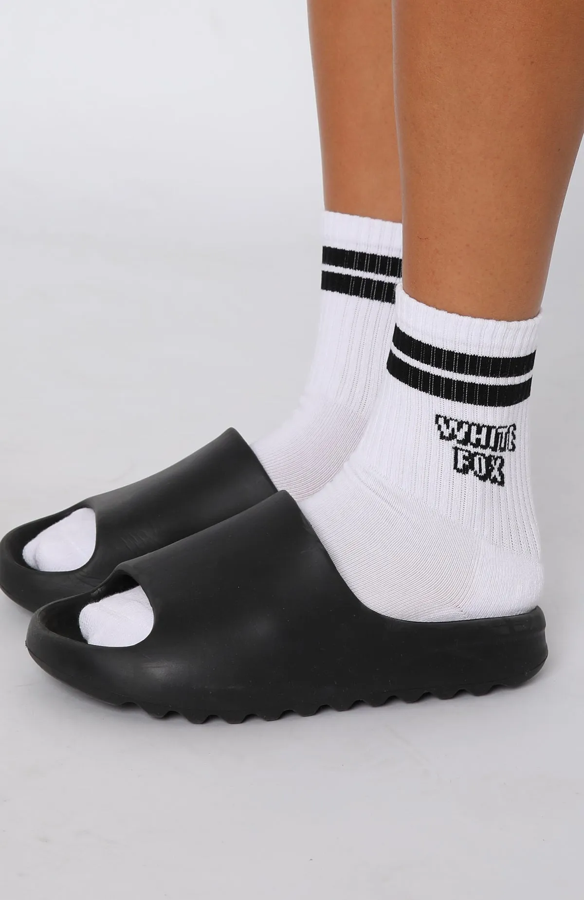 New Trend Socks White/Black sold by White Fox Boutique product image thumbnail 3