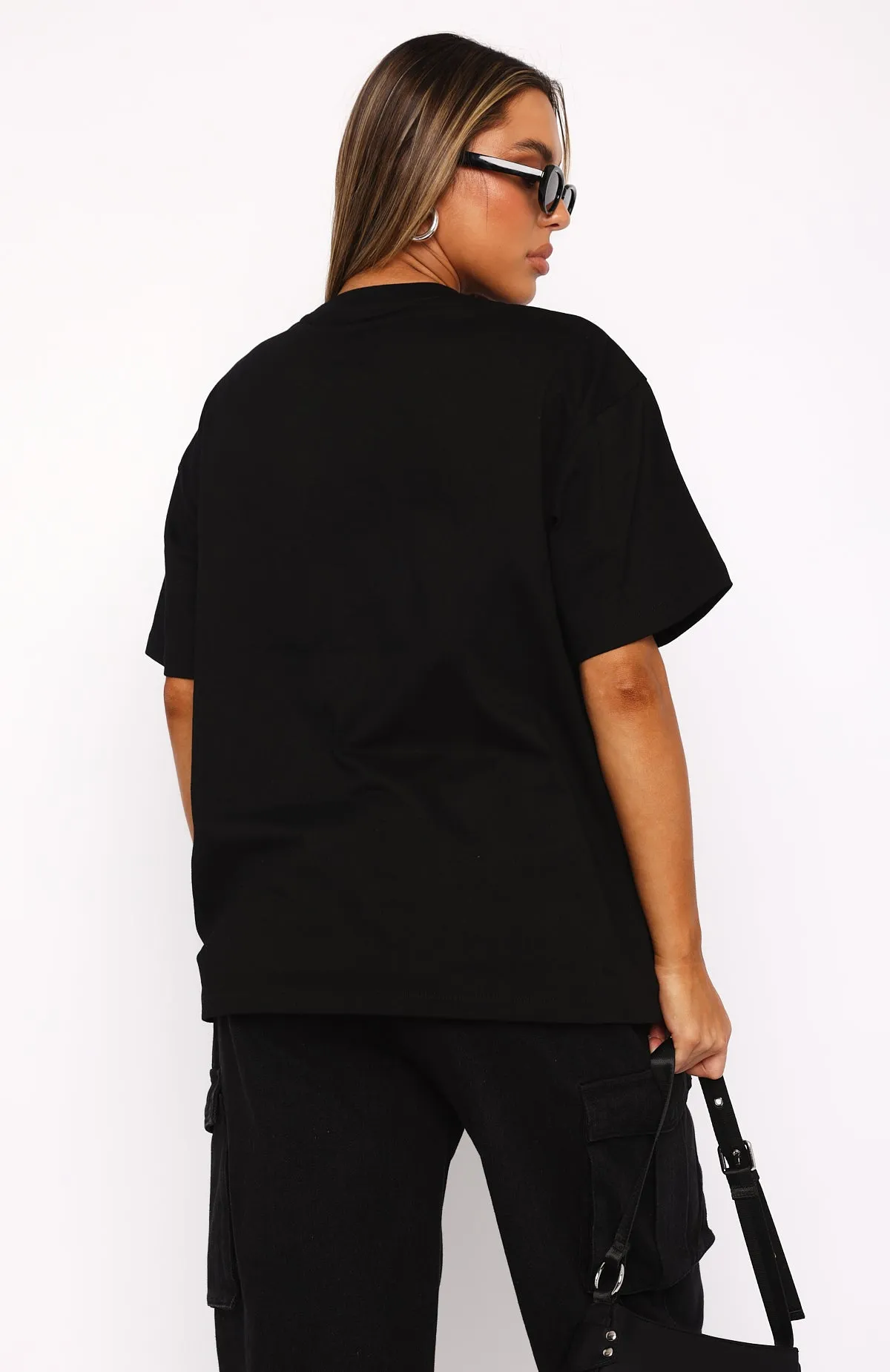 Love Burst Oversized Tee Black sold by White Fox Boutique product image thumbnail 4