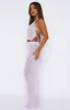 Star Shining Sequin Knit Maxi Skirt Lilac sold by White Fox Boutique
