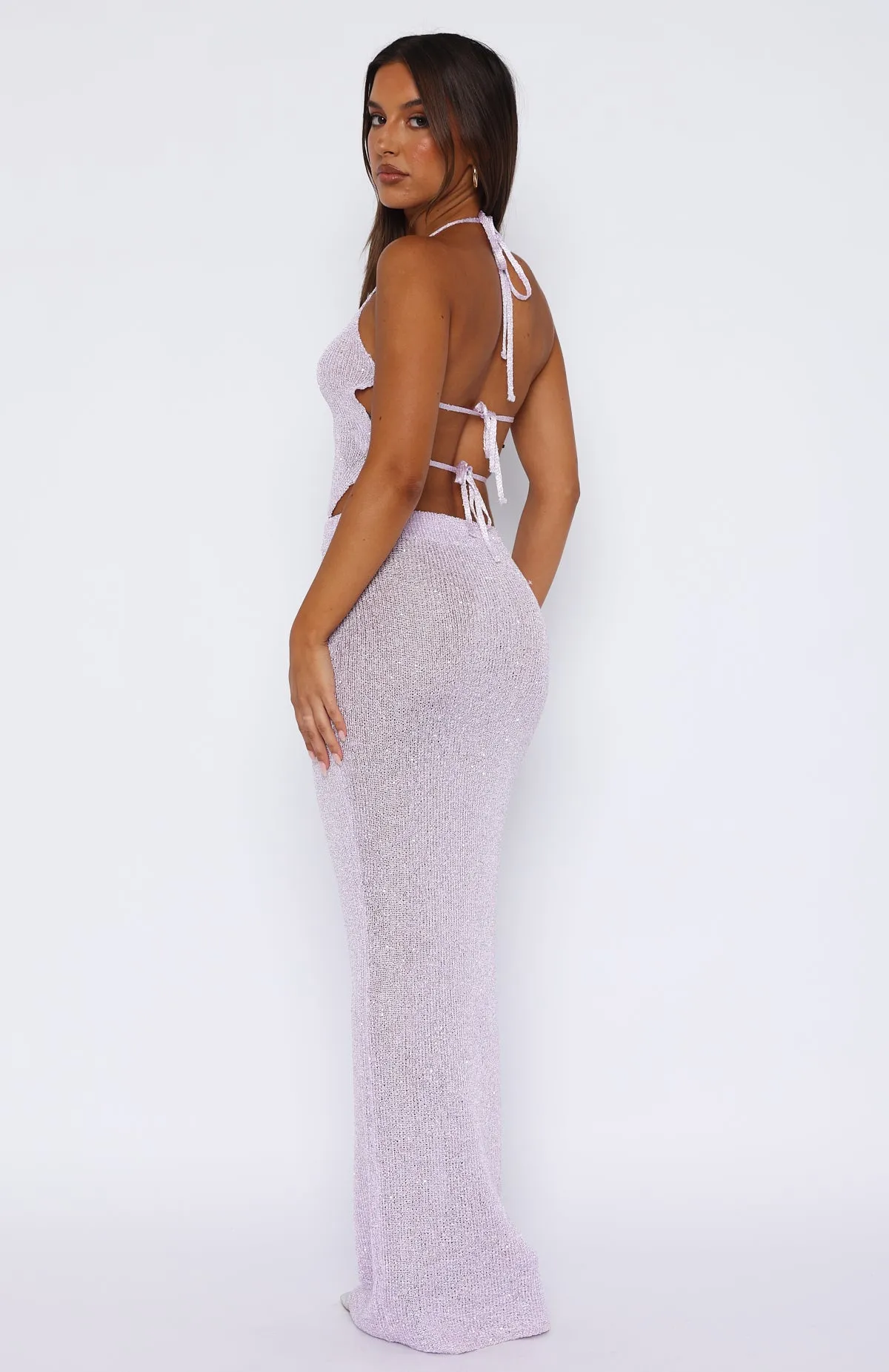 【美品】sculptor Sequin Maxi Wool Skirt Novelty Sequin Maxi Drama Skirt