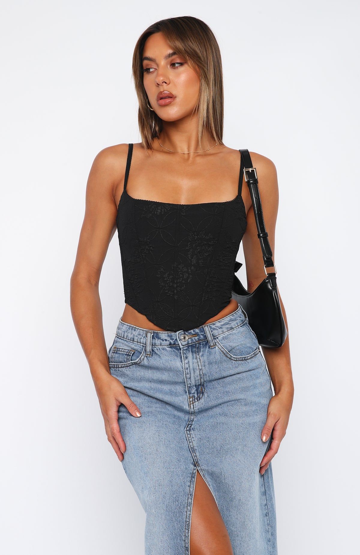 Same Old Song Bustier Black sold by White Fox Boutique product image thumbnail 2