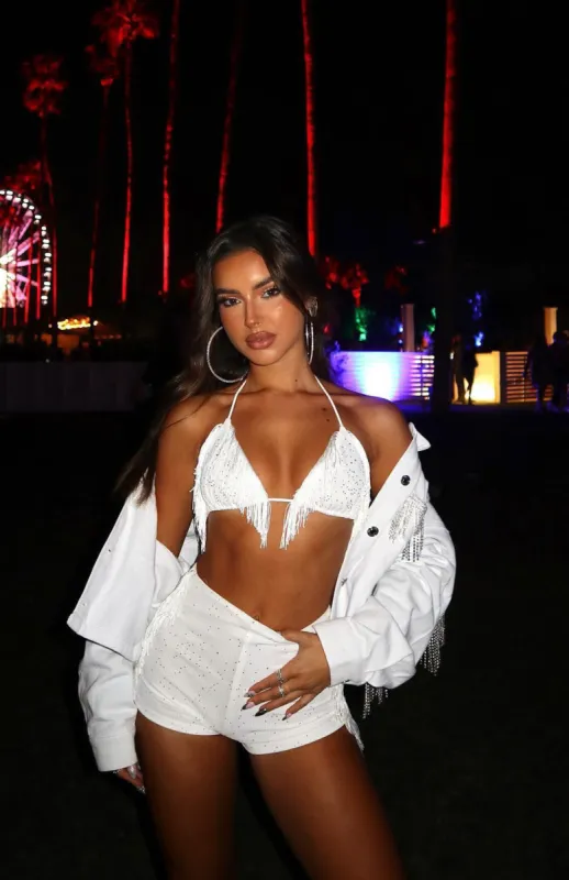 Call Me Tonight Hot Pant White sold by White Fox Boutique