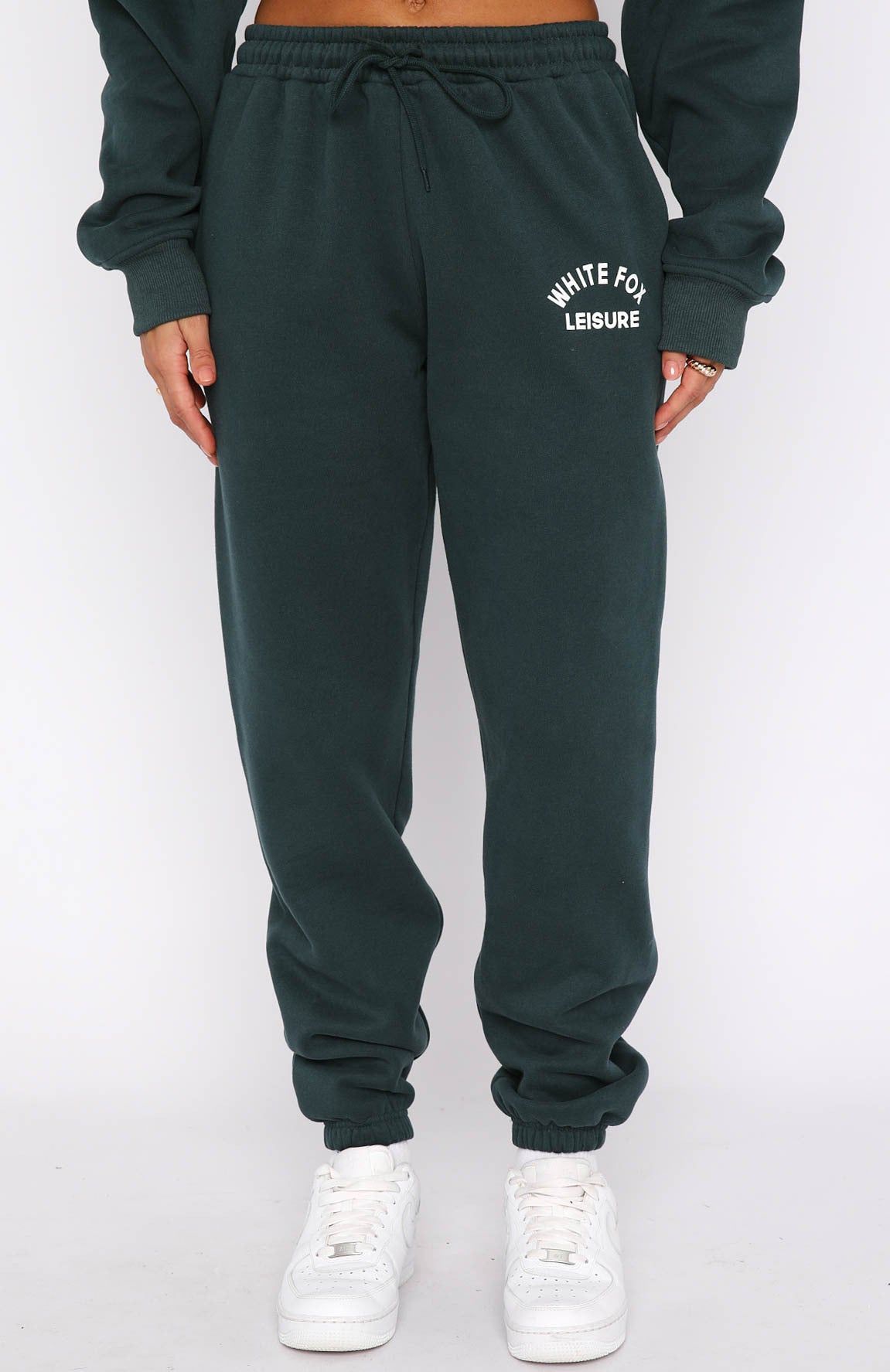 Leisure Club Sweatpants Teal sold by White Fox Boutique product image thumbnail 2