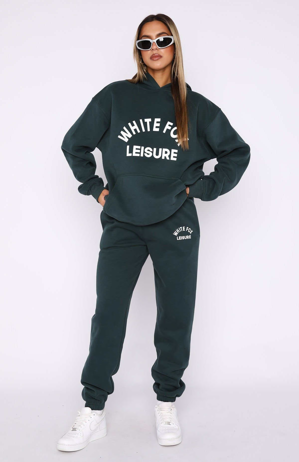 Leisure Club Sweatpants Teal sold by White Fox Boutique product image thumbnail 5