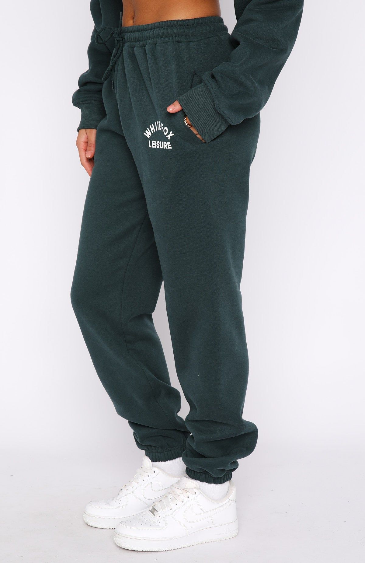 Leisure Club Sweatpants Teal sold by White Fox Boutique product image thumbnail 3