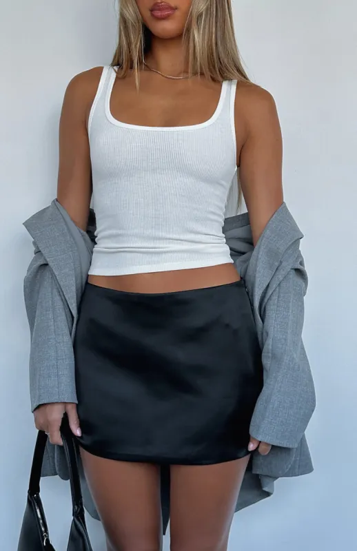 It's Go Time Mini Skirt Black sold by White Fox Boutique