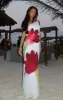 Skyline Maxi Dress Vanilla Blossom sold by White Fox Boutique