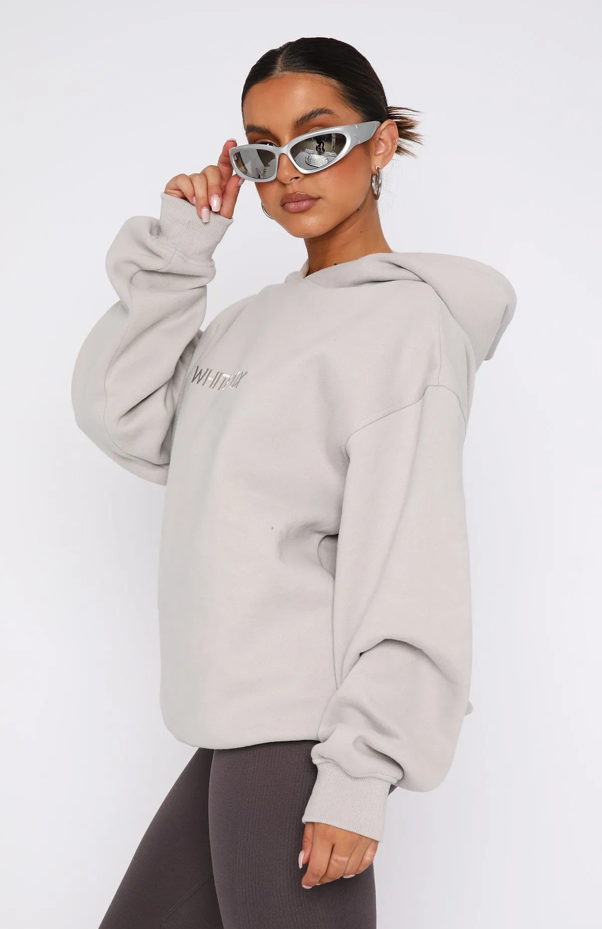 Stay Lifted Oversized Hoodie Moon sold by White Fox Boutique product image thumbnail 3