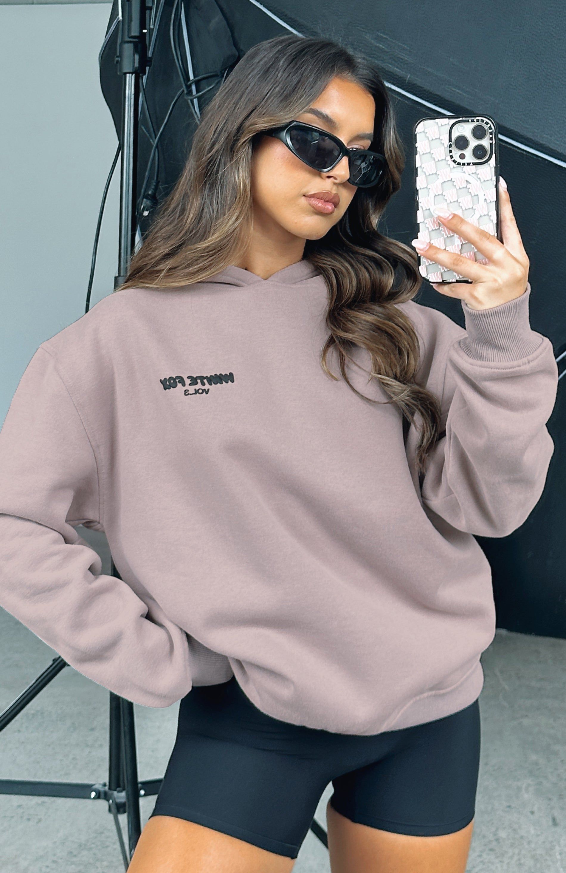 Offstage Hoodie Cinnamon sold by White Fox Boutique