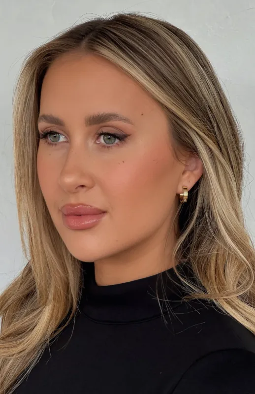 In My Moment Earrings Gold sold by White Fox Boutique